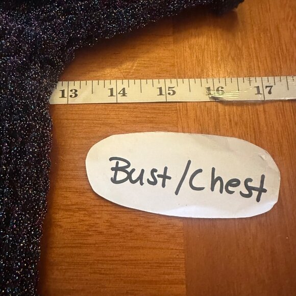 Urban Outfitters Sparkly Off-The-Shoulder Cropped Top L - Picture 4 of 5